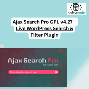 Ajax Search Pro GPL v4.27 – Live WordPress Search & Filter Plugin